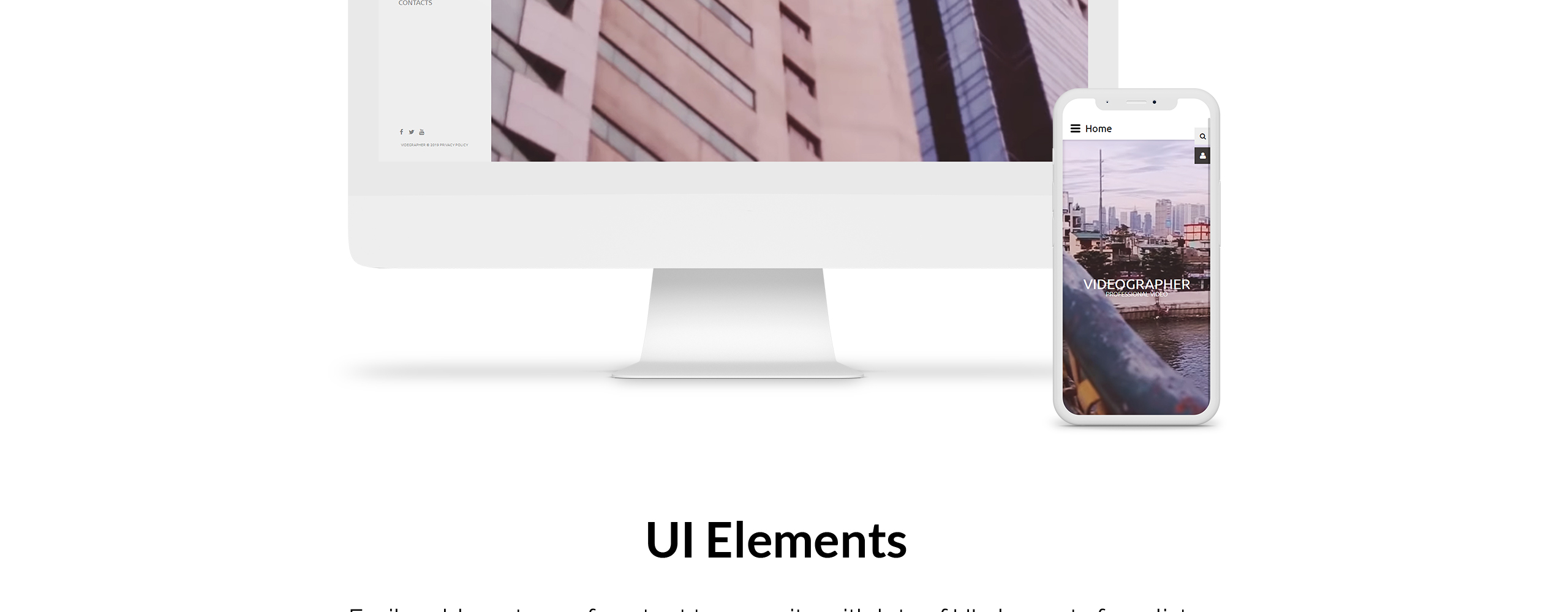 Videographer Joomla Template