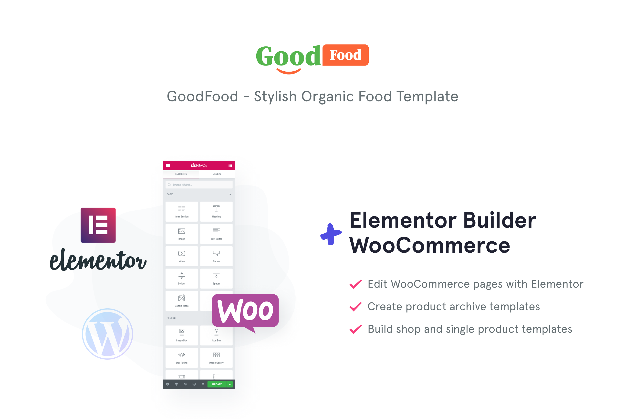 GoodFood - Stylish Organic Food Template WooCommerce Theme