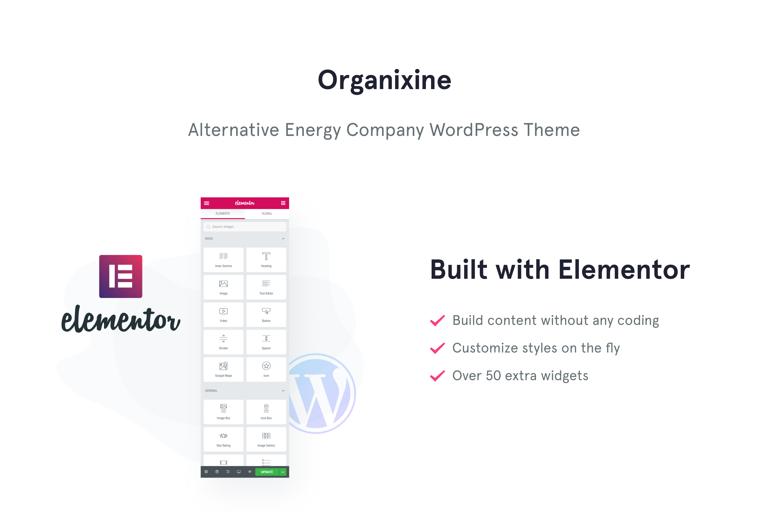 Organixine - Biofuel Company WordPress Theme