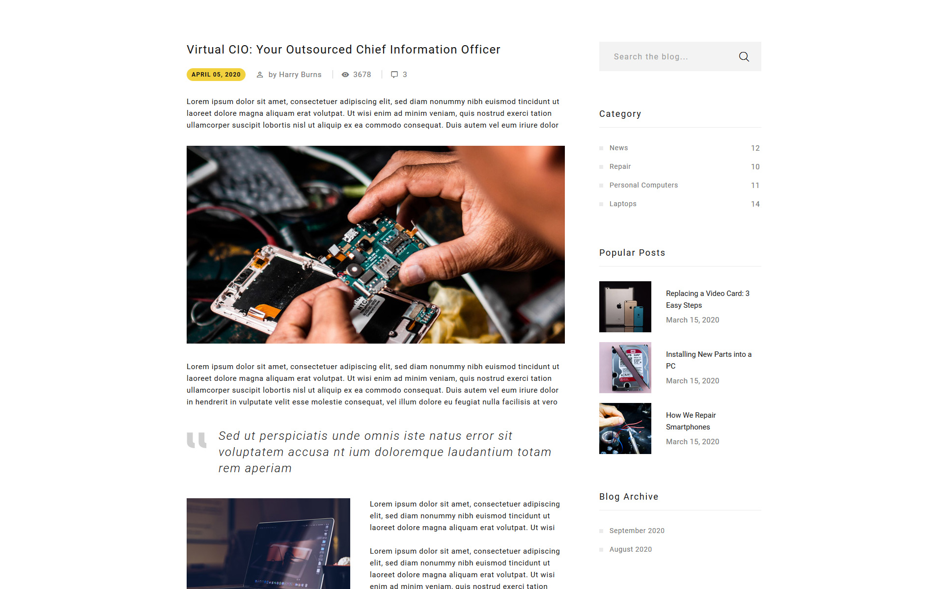 service-center-html-template image 2