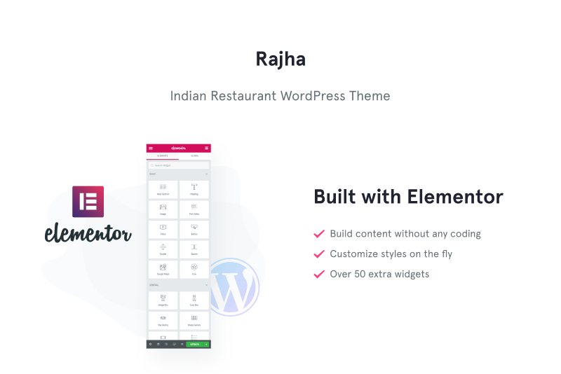 Rajha - Indian Restaurant WordPress Theme