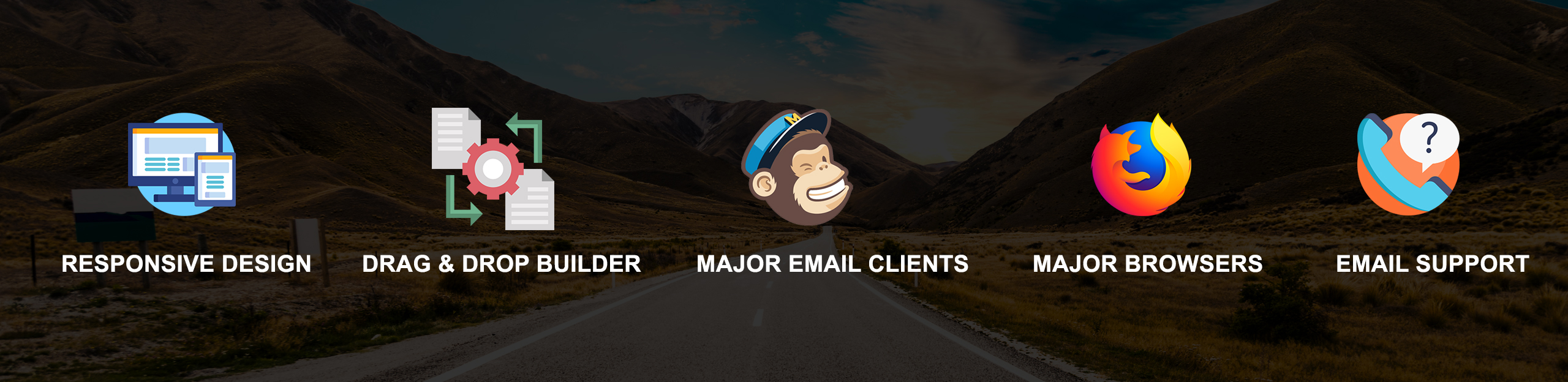 адаптивный шаблон электронной рассылки новостей