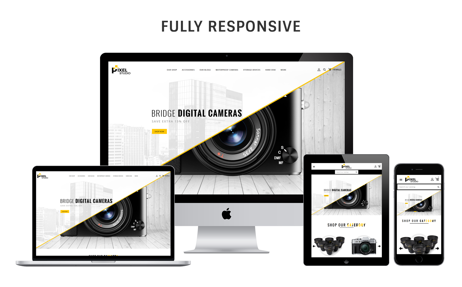 Pixelstudio - The Electronic Store PrestaShop Theme