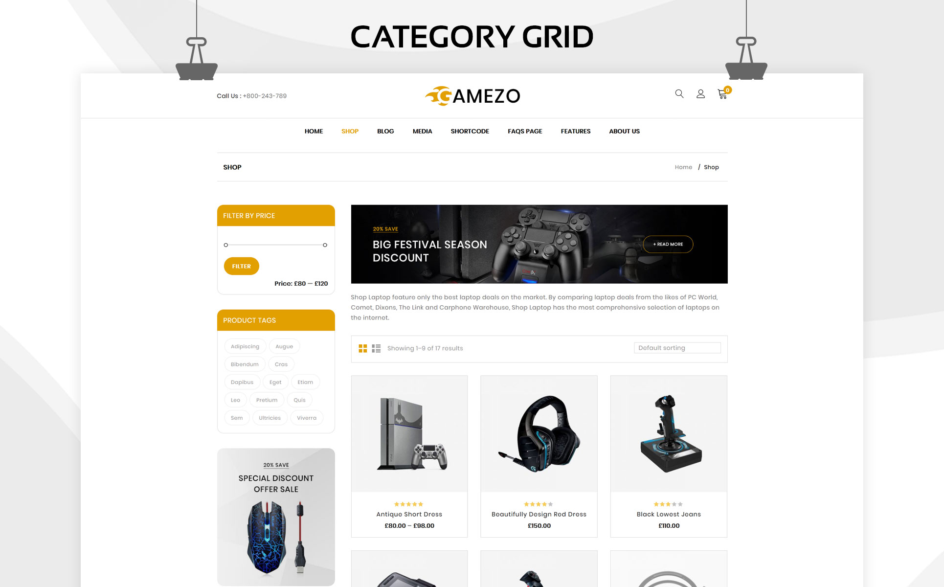 Gamezo - The Branded Gaming WooCommerce Theme