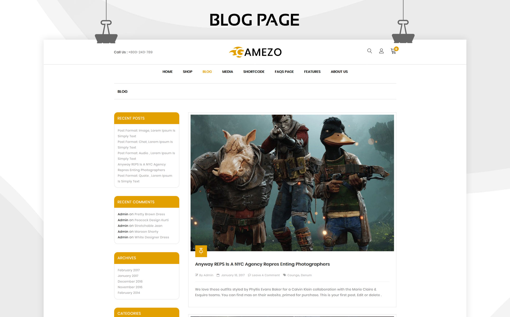 Gamezo - The Branded Gaming WooCommerce Theme
