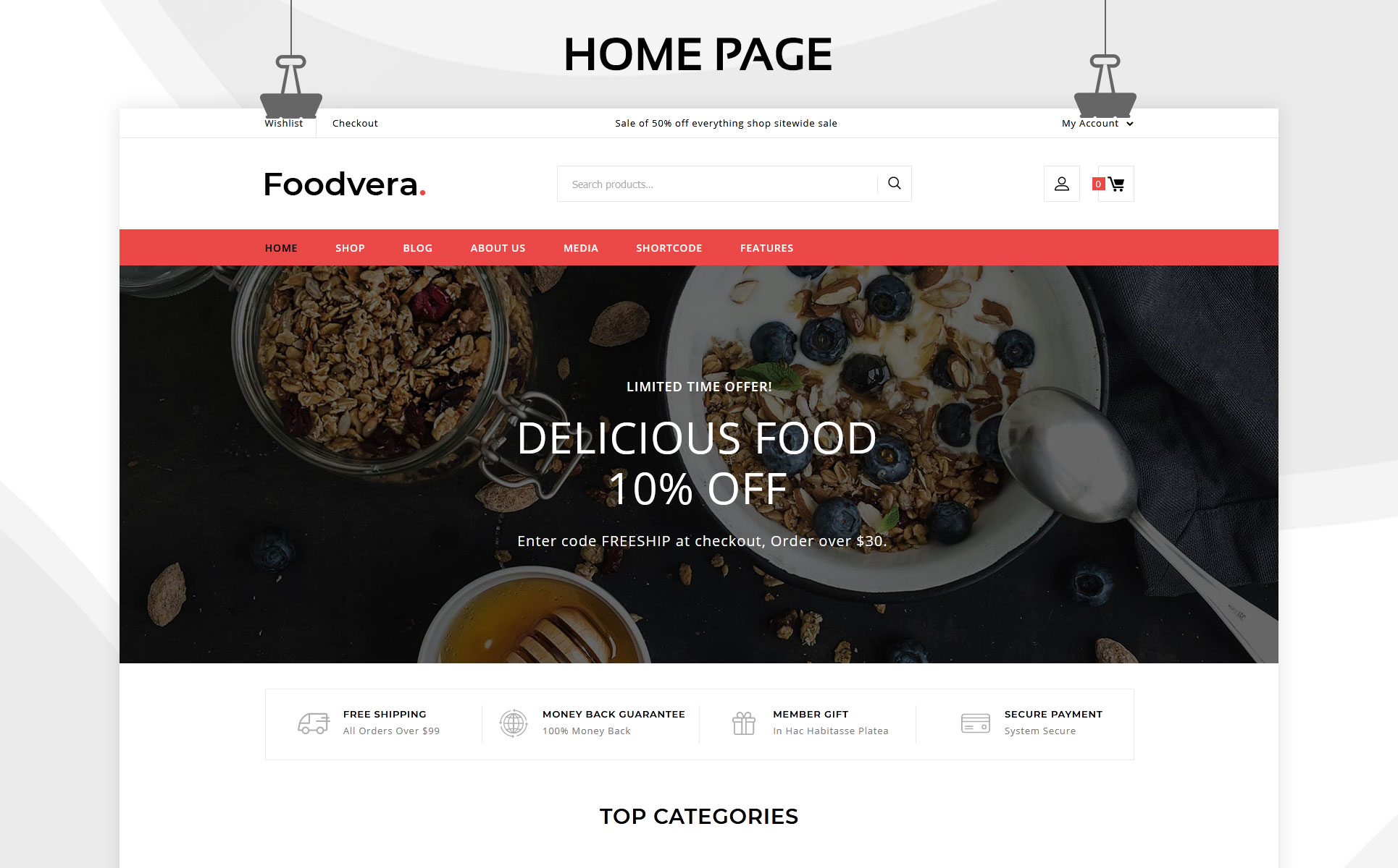 Foodvera - The Fast Food & Restaurant Store WooCommerce Theme