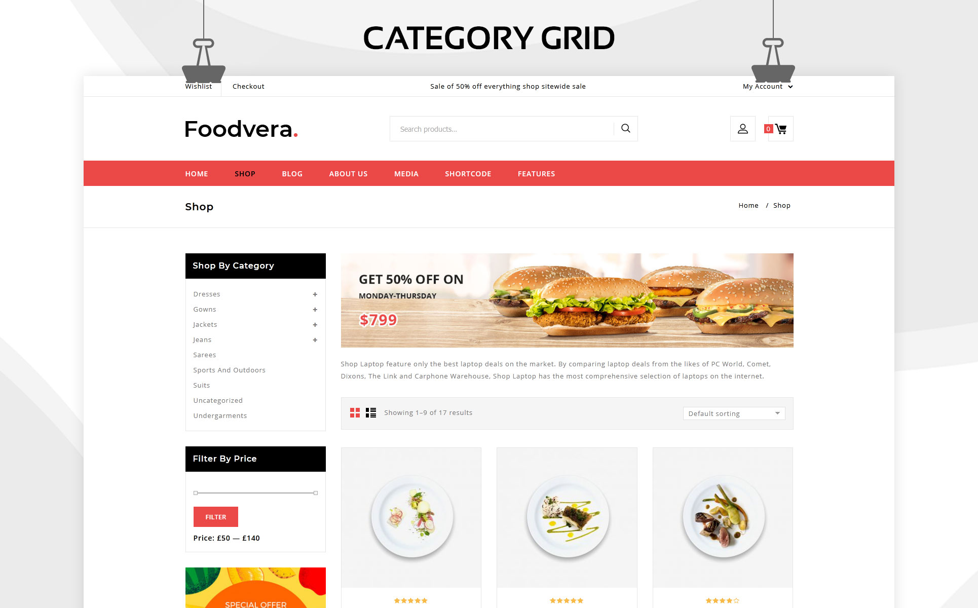 Foodvera - The Fast Food & Restaurant Store WooCommerce Theme