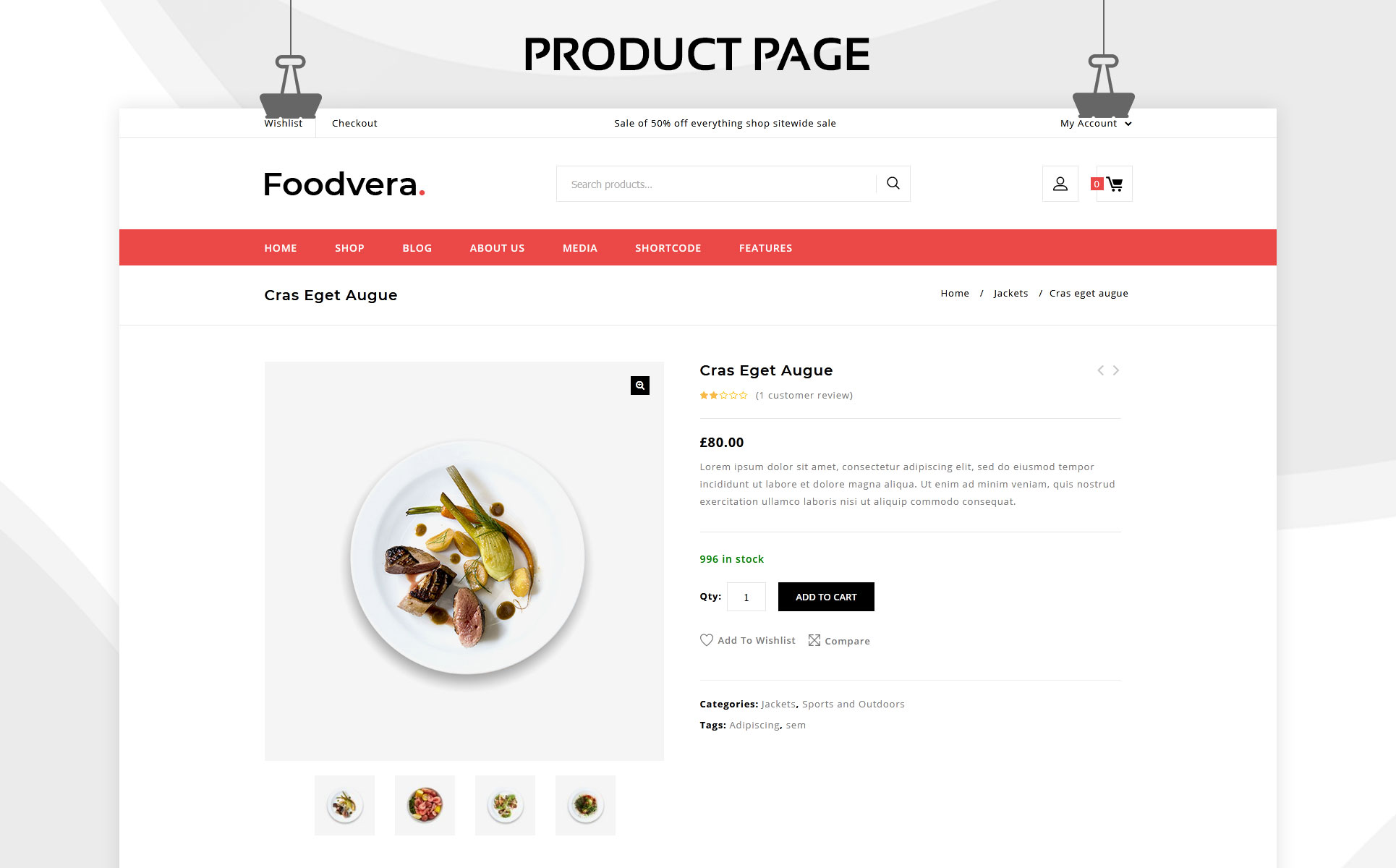 Foodvera - The Fast Food & Restaurant Store WooCommerce Theme
