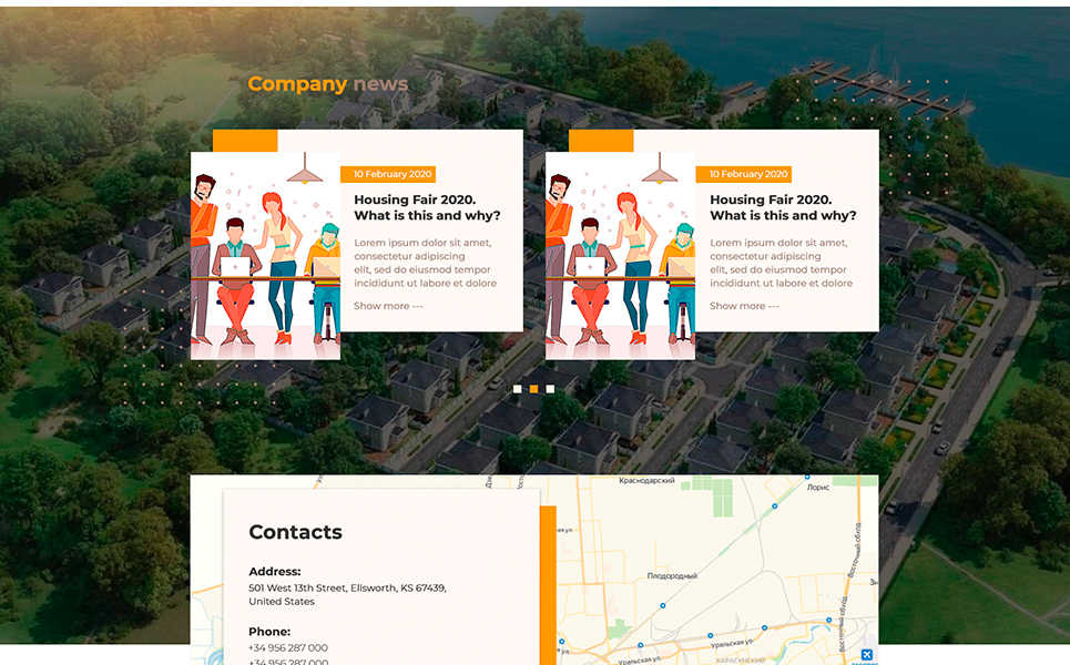 Download PSD шаблон "Cozy House PSD Template" / Cozy House PSD Template - PSD шаблон на тему графика house construction landing country houses countryhouses