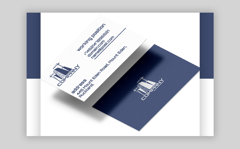 Download Шаблон логотипа "Construction ??ompany Logo Template" / Construction ??ompany Logo Template - Адаптивный Шаблон логотипа на тему графика building company graphic logotype template blue white gray