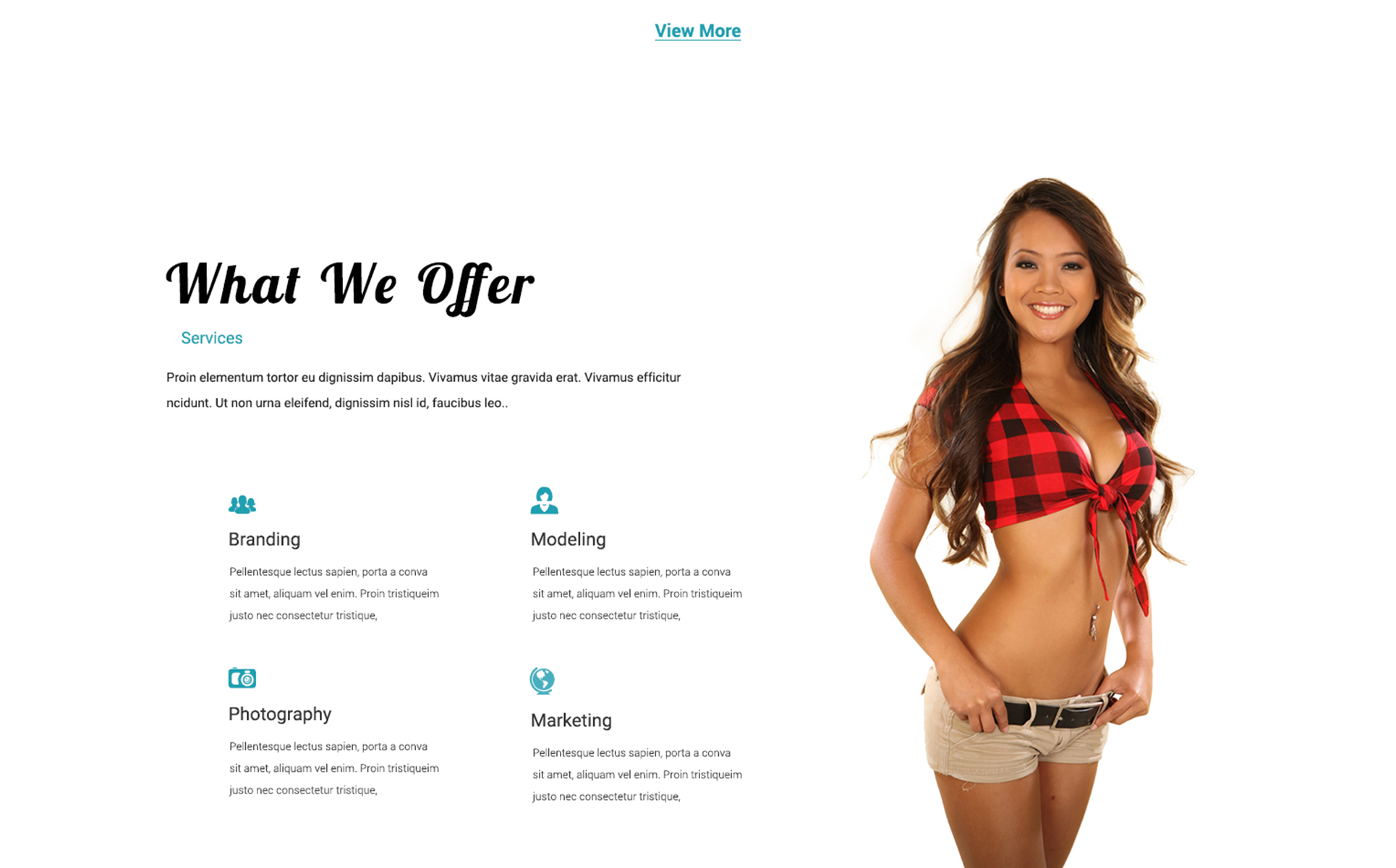 Download PSD шаблон "Stylish Models Photography PSD Template" / Stylish Models Photography PSD Template - PSD шаблон на тему модельное агентство fashion photography models agency fashion and beauty template model agency