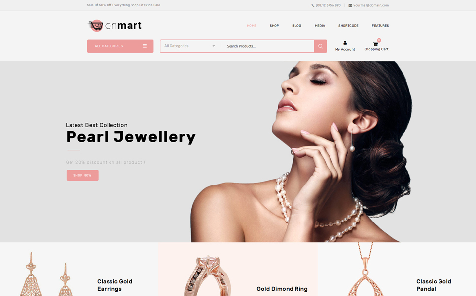 OnMart - Multipurpose Store WooCommerce Theme