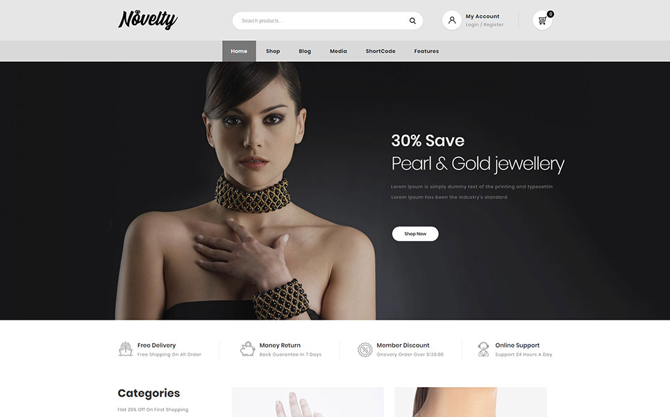 Fashion WooCommerce Theme 90641 | Templates.com