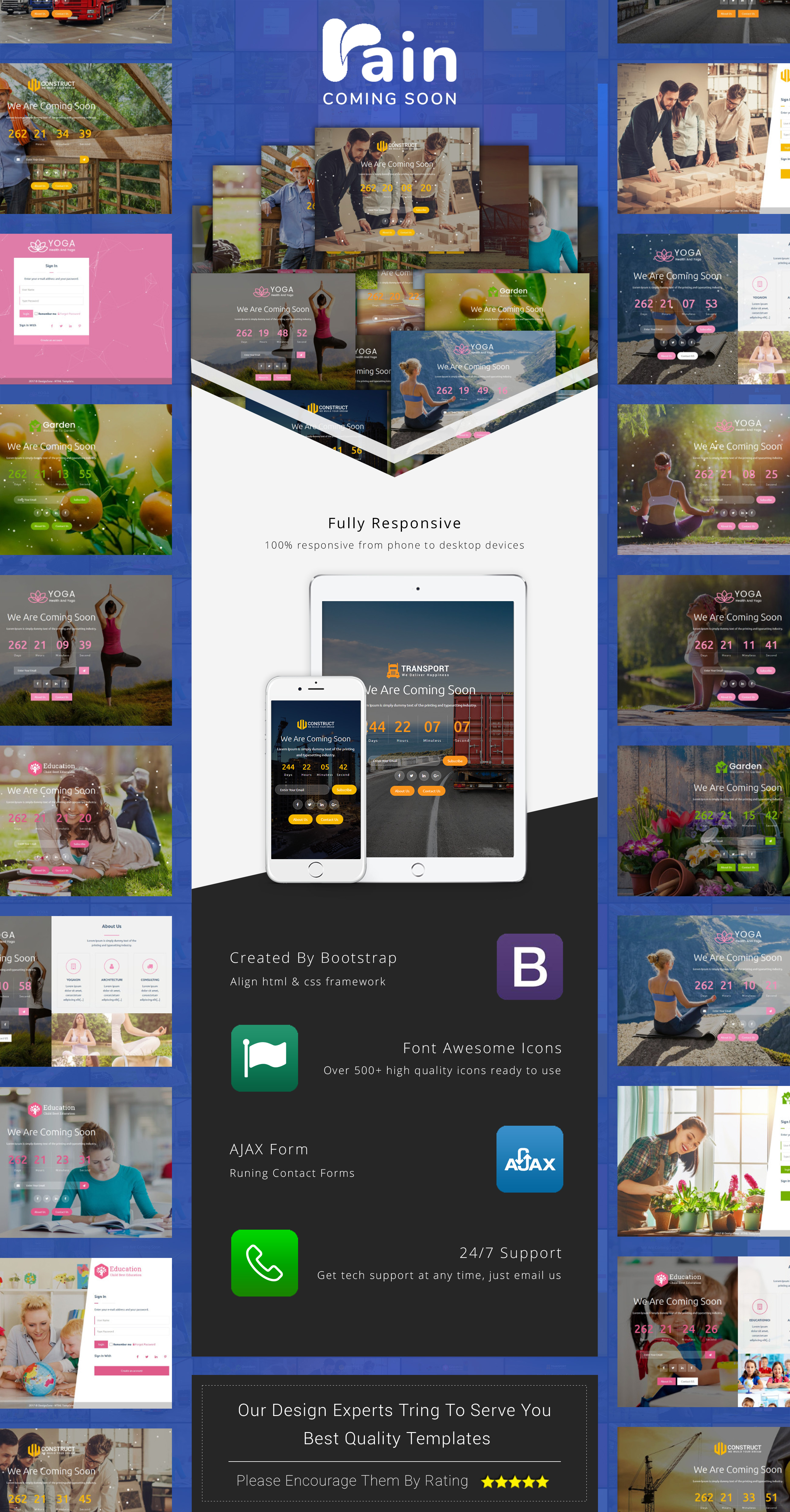 скоро html отзывчивая специализированная страница