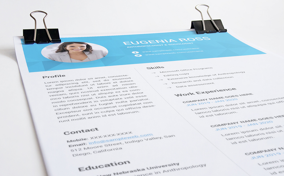 Download Резюме "Research and Academia  + Cover Letter Resume Template" / Research and Academia  + Cover Letter Resume Template - Резюме на тему графика resume cv clean template simple photoshop shop job creative a4 us letter diy professional page cover stationery