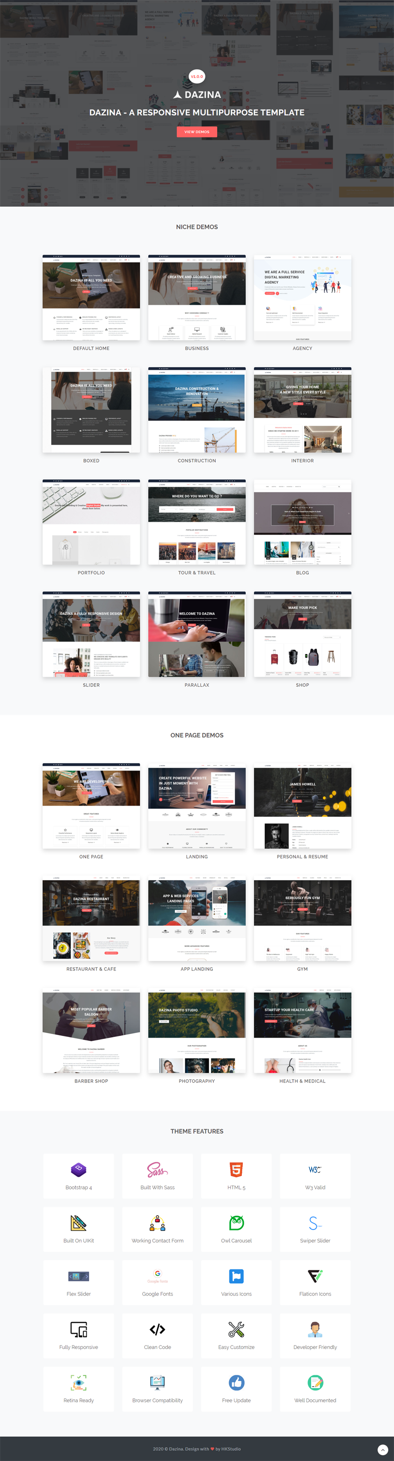 шаблон сайта multiporpose business &amp; agency website template
