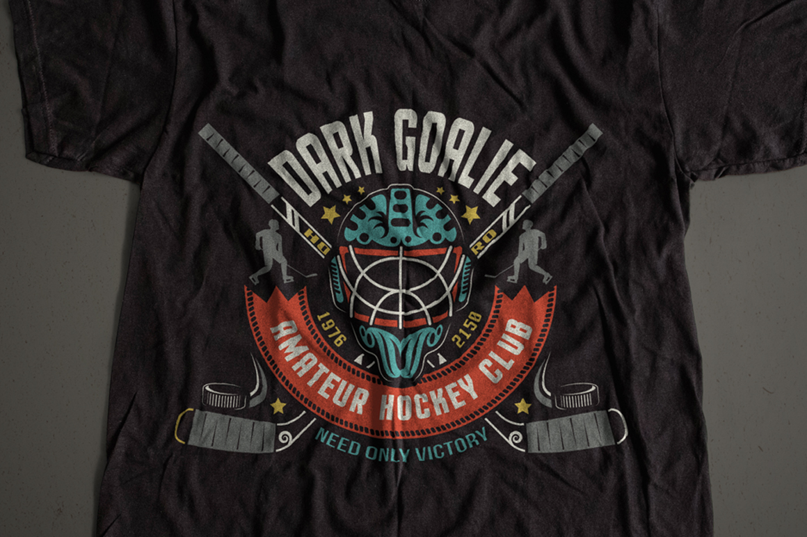 Download Иллюстрация "Hochey Dark Bundle - Illustration" / Hochey Dark Bundle - Illustration - Иллюстрация на тему графика emblem badge label illustration banner professional poster stamp ribbon symbol