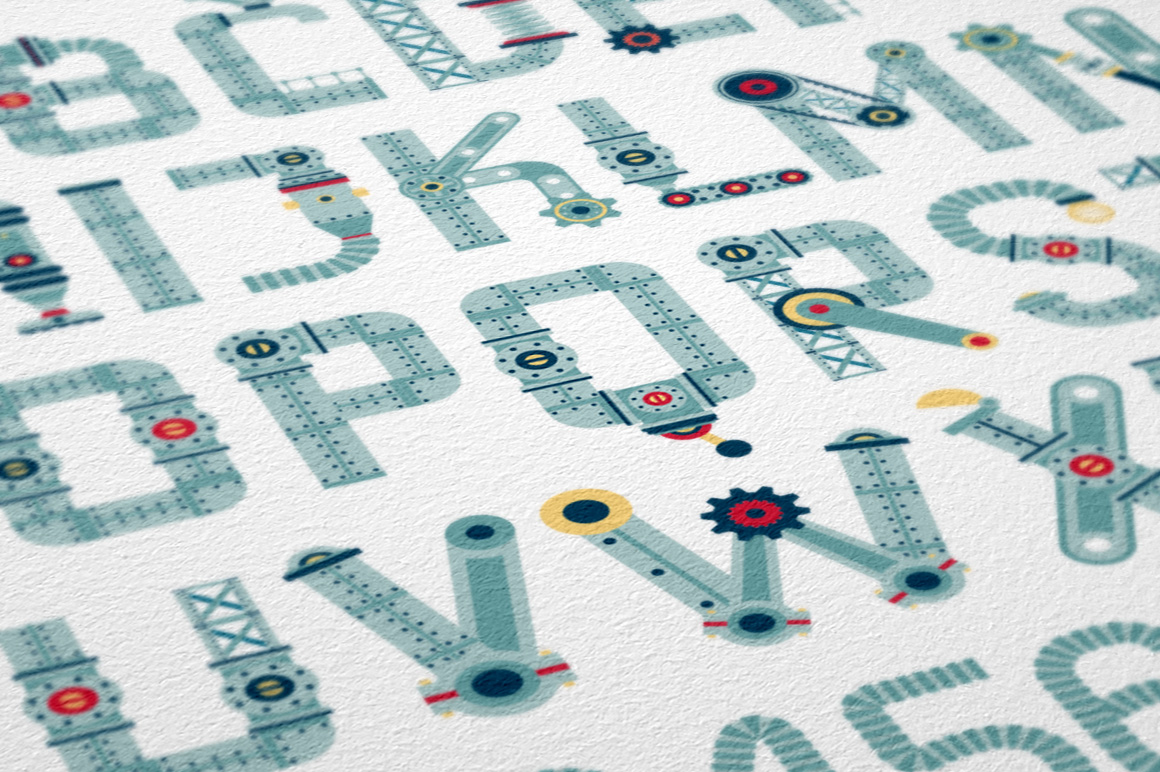 Download Шрифт "SteamPunk  Industry Mania Font" / SteamPunk  Industry Mania Font - Шрифт на тему графика emblem badge label illustration banner professional poster stamp ribbon symbol