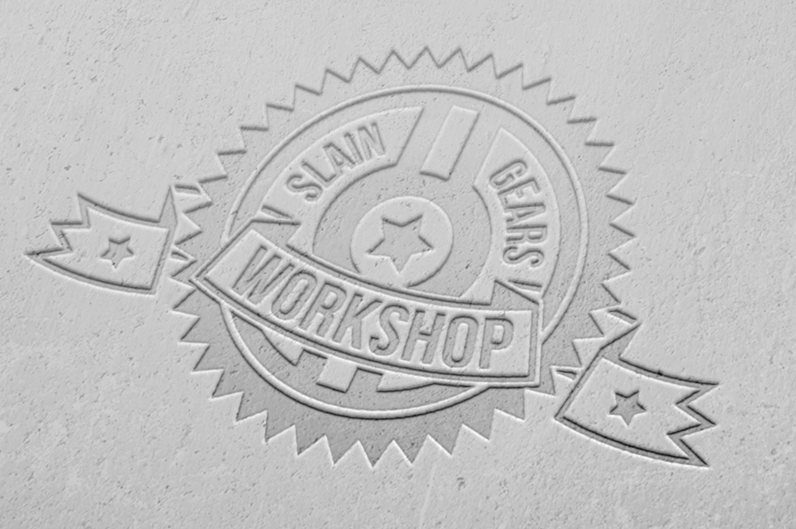 Download Иллюстрация "Gears Emblem Set - Illustration" / Gears Emblem Set - Illustration - Иллюстрация на тему графика emblem badge label illustration banner professional poster stamp ribbon symbol