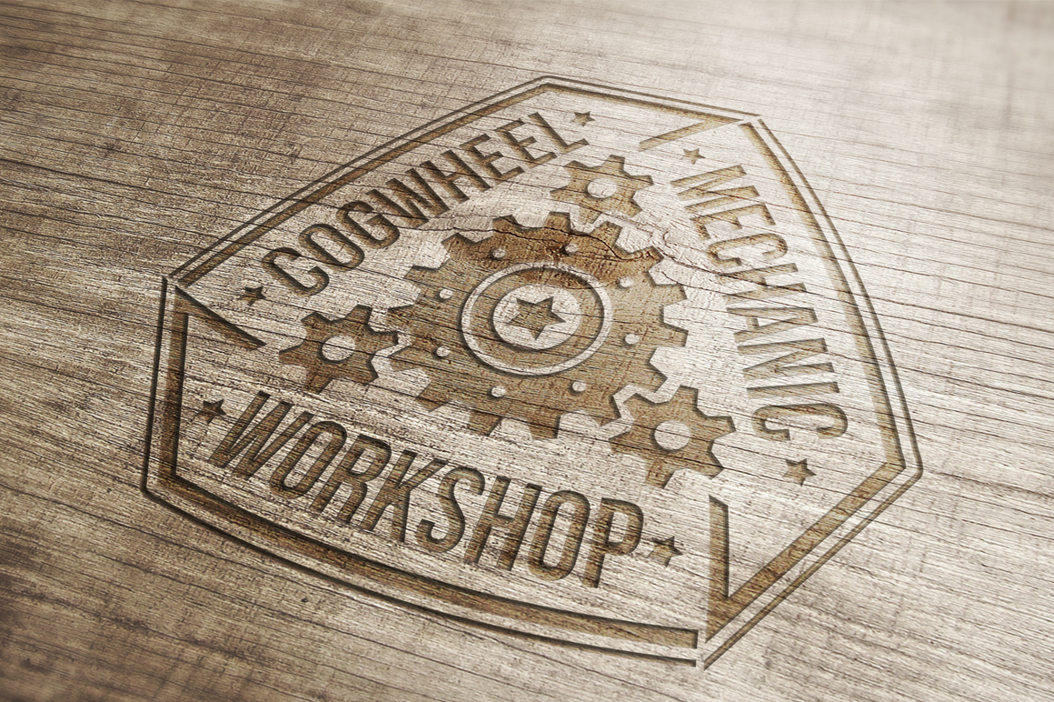 Download Иллюстрация "Gears Emblem Set - Illustration" / Gears Emblem Set - Illustration - Иллюстрация на тему графика emblem badge label illustration banner professional poster stamp ribbon symbol