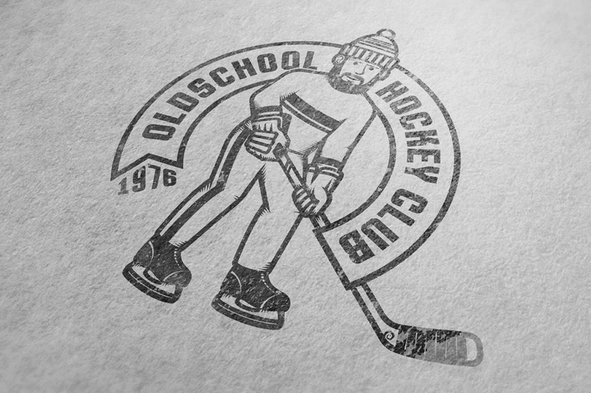 Download Иллюстрация "Hockey Characters and Logos - Illustration" / Hockey Characters and Logos - Illustration - Иллюстрация на тему графика emblem badge label illustration banner professional poster stamp ribbon symbol