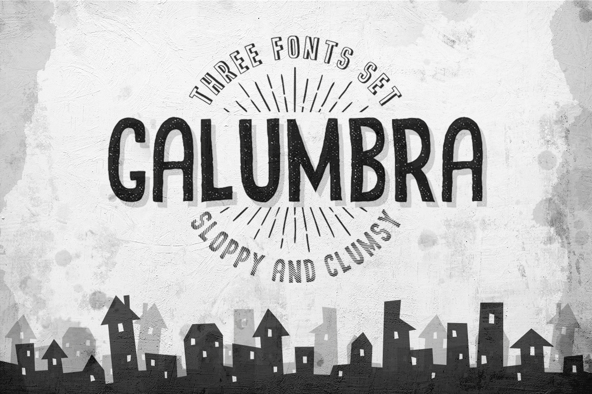 Download Шрифт "Galumbra  Set Font" / Galumbra  Set Font - Шрифт на тему графика emblem badge label illustration banner professional poster stamp ribbon symbol