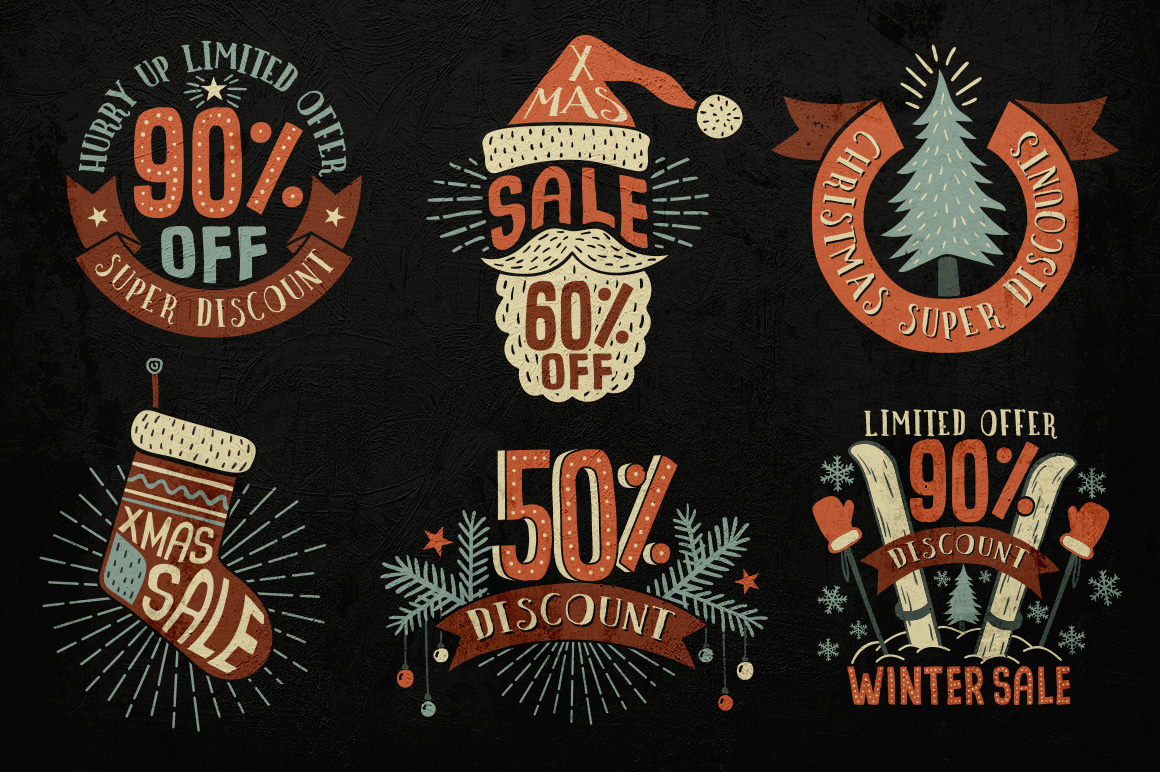 Download Иллюстрация "Sale Discount Set - Illustration" / Sale Discount Set - Illustration - Иллюстрация на тему графика emblem badge label illustration banner professional poster stamp ribbon symbol