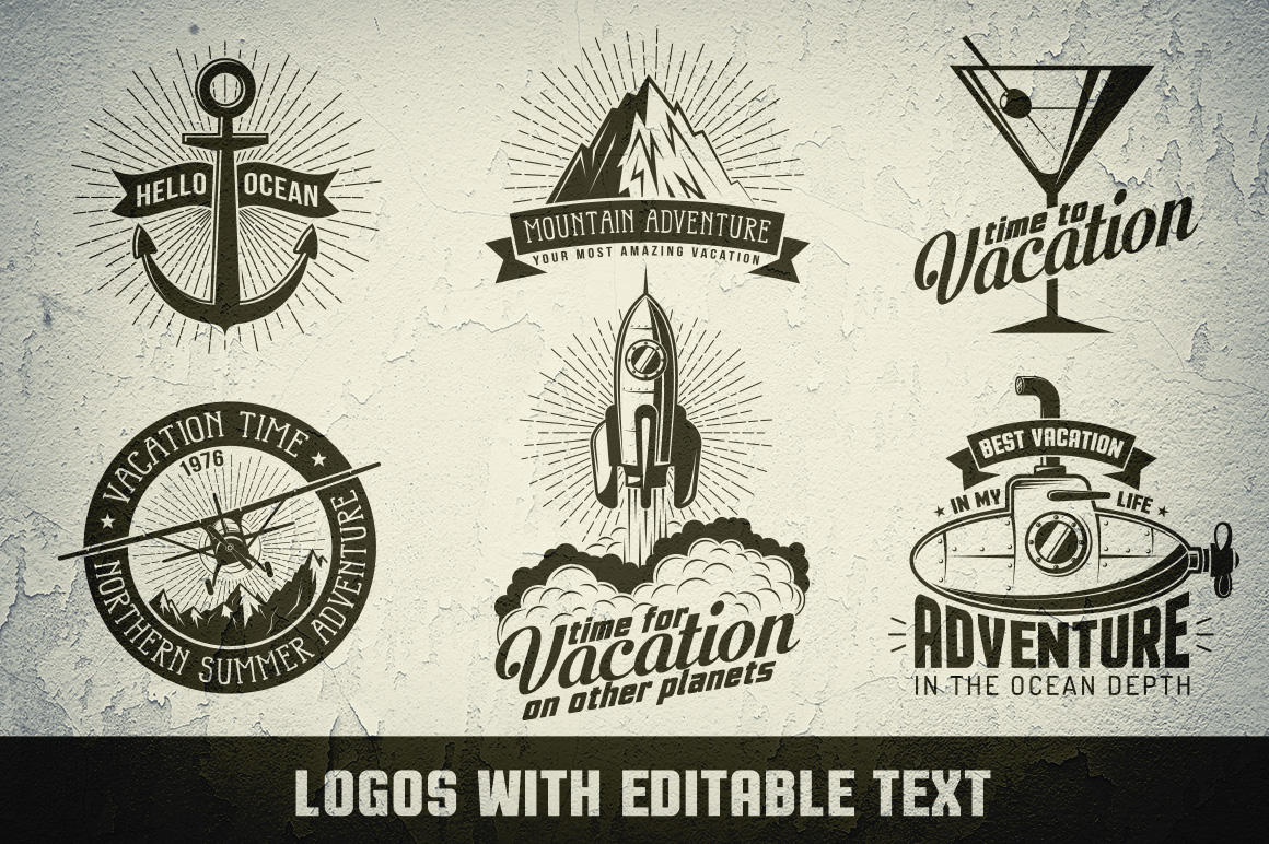 Download Иллюстрация "Vacation Adventure Travel Emblem - Illustration" / Vacation Adventure Travel Emblem - Illustration - Иллюстрация на тему графика emblem badge label illustration banner professional poster stamp ribbon symbol