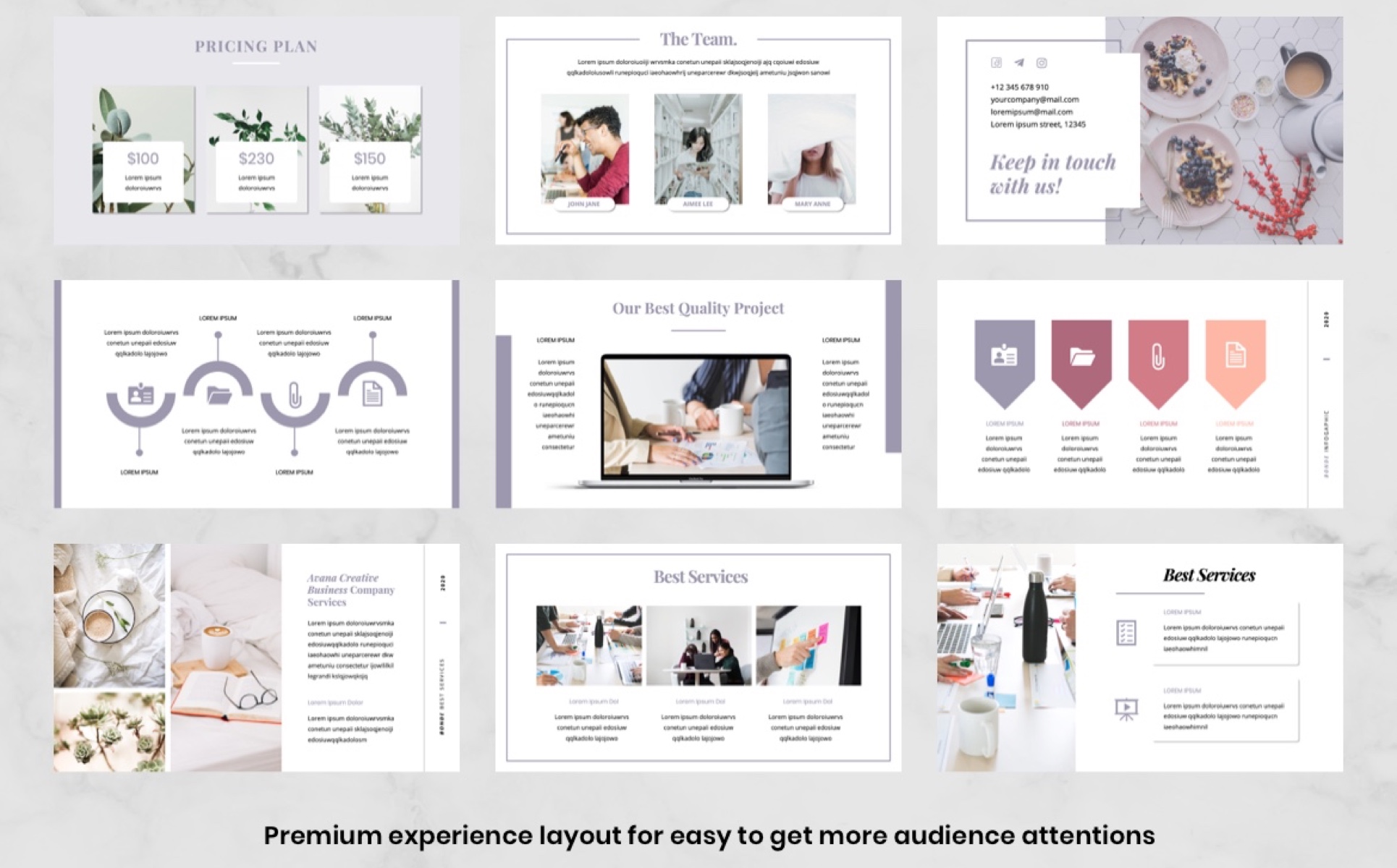 Avana - Creative Business PowerPoint Template