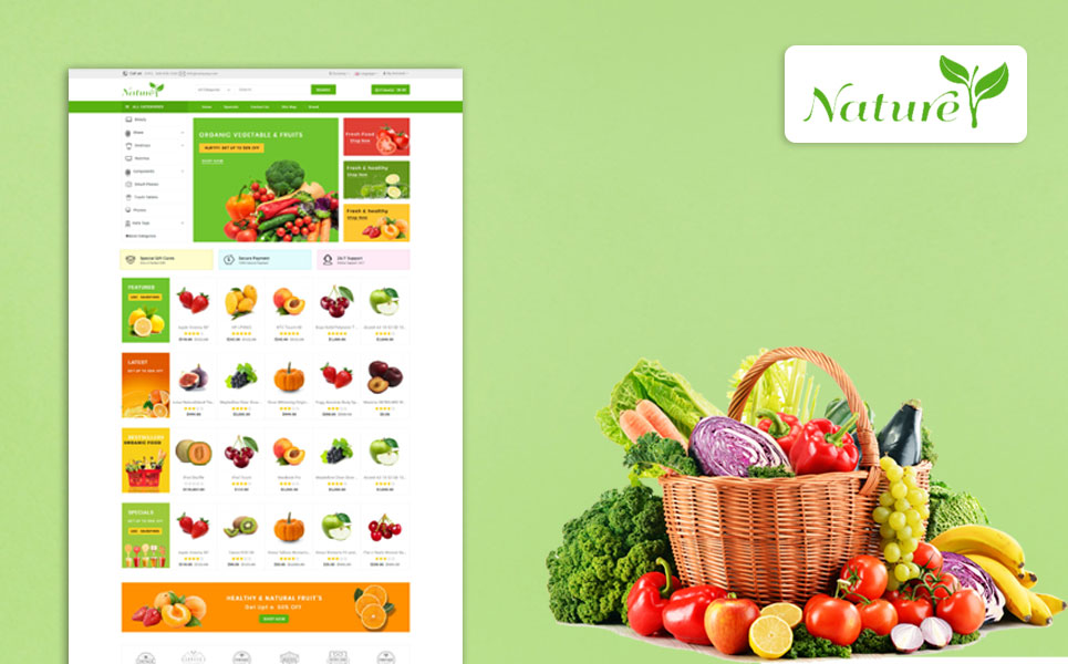 Nature Responsive PrestaShop Theme