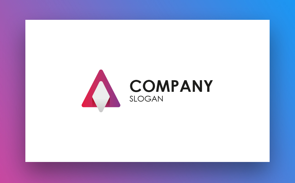 Download Шаблон логотипа "A Letter Logo Template" / A Letter Logo Template - Шаблон логотипа на тему графика a letter logo gradient red modern