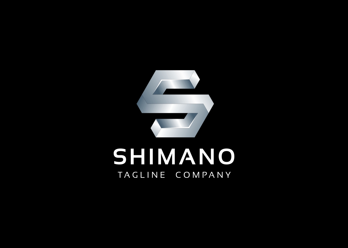 Download Шаблон логотипа "Shimano Logo Template" / Shimano Logo Template - Шаблон логотипа на тему графика 3d accounting app bold colorful concept consulting corporate creative financial internet investment letter s logo s marketing media modern multimedia