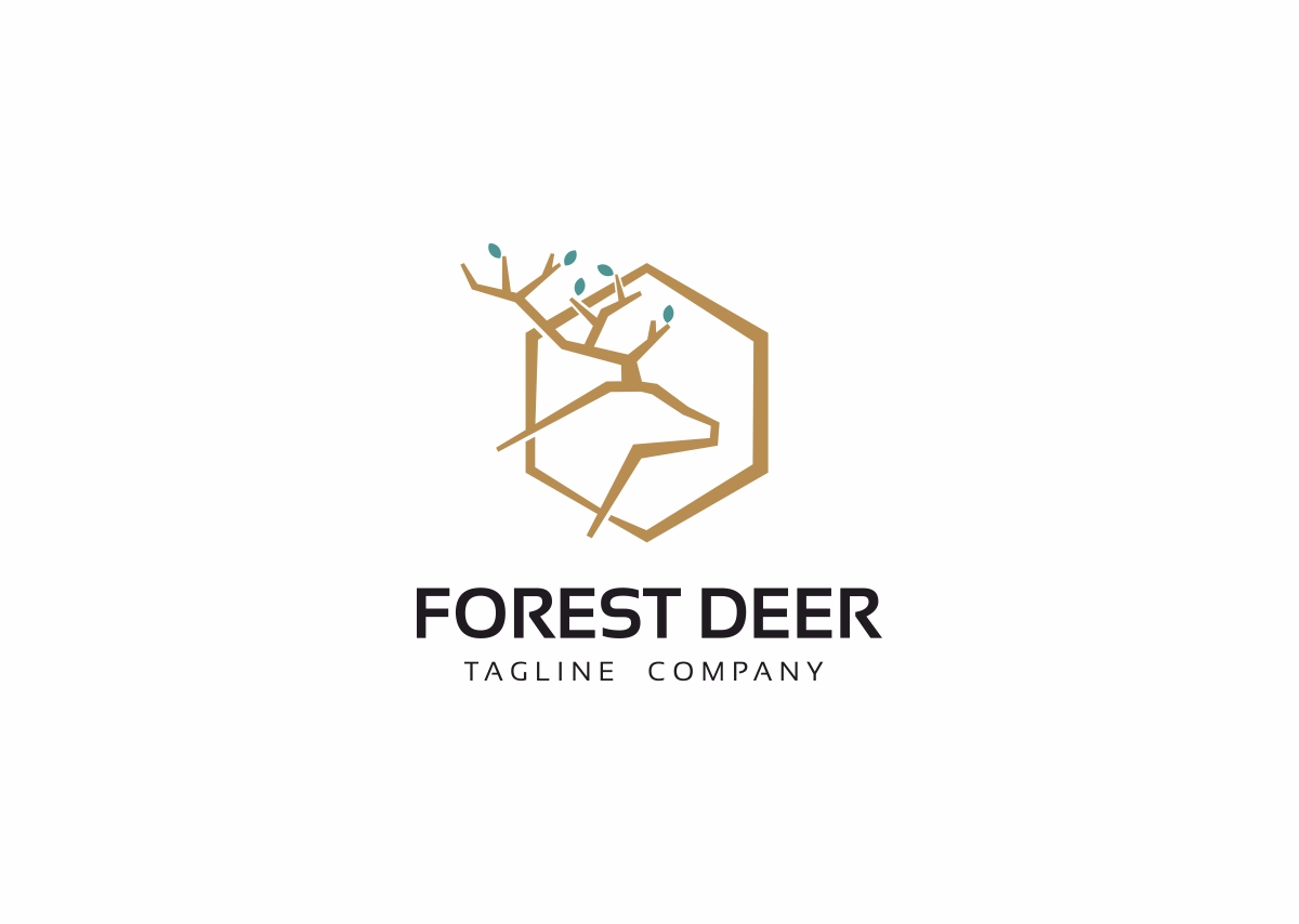 Download Шаблон логотипа "Deer Logo Template" / Deer Logo Template - Шаблон логотипа на тему графика animal big brand buck clubs deer head exclusive forest hunt hunting jungle modern nature rustic stag traditional vector wild wisdom