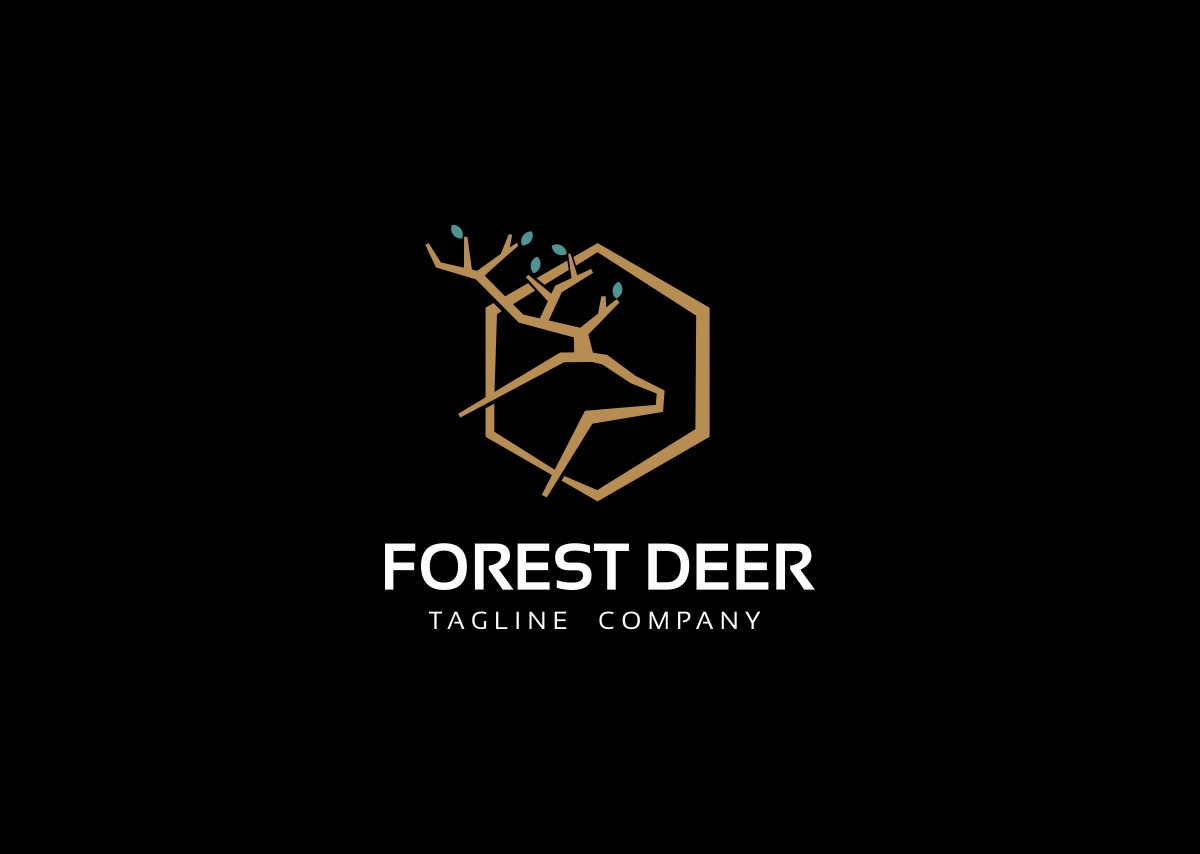 Download Шаблон логотипа "Deer Logo Template" / Deer Logo Template - Шаблон логотипа на тему графика animal big brand buck clubs deer head exclusive forest hunt hunting jungle modern nature rustic stag traditional vector wild wisdom
