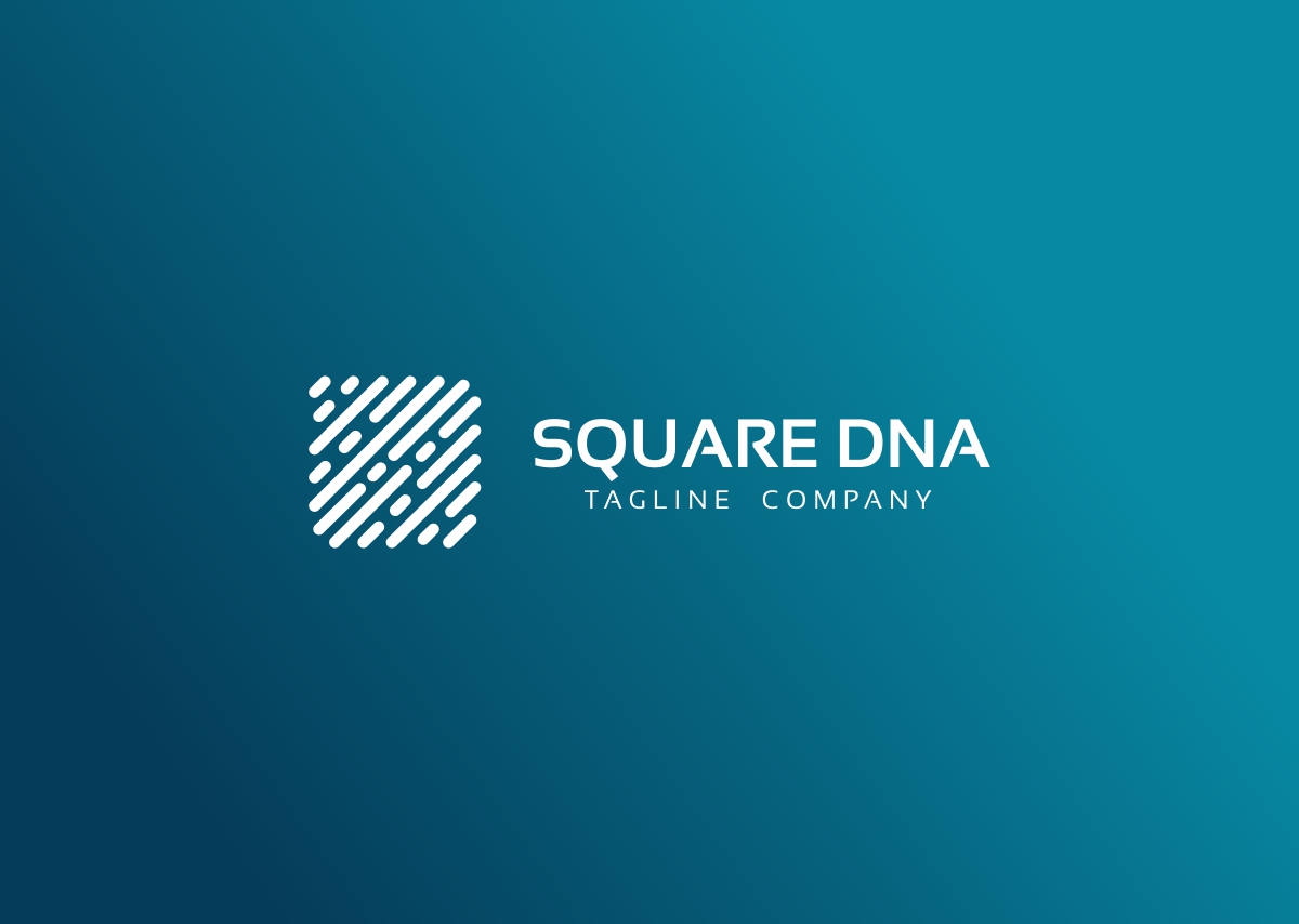 Download Шаблон логотипа "Square DNA Logo Template" / Square DNA Logo Template - Шаблон логотипа на тему графика cmyk colorful dna elegant human lab life logo medical modern science vector adn agency alliance cercle future game group letter