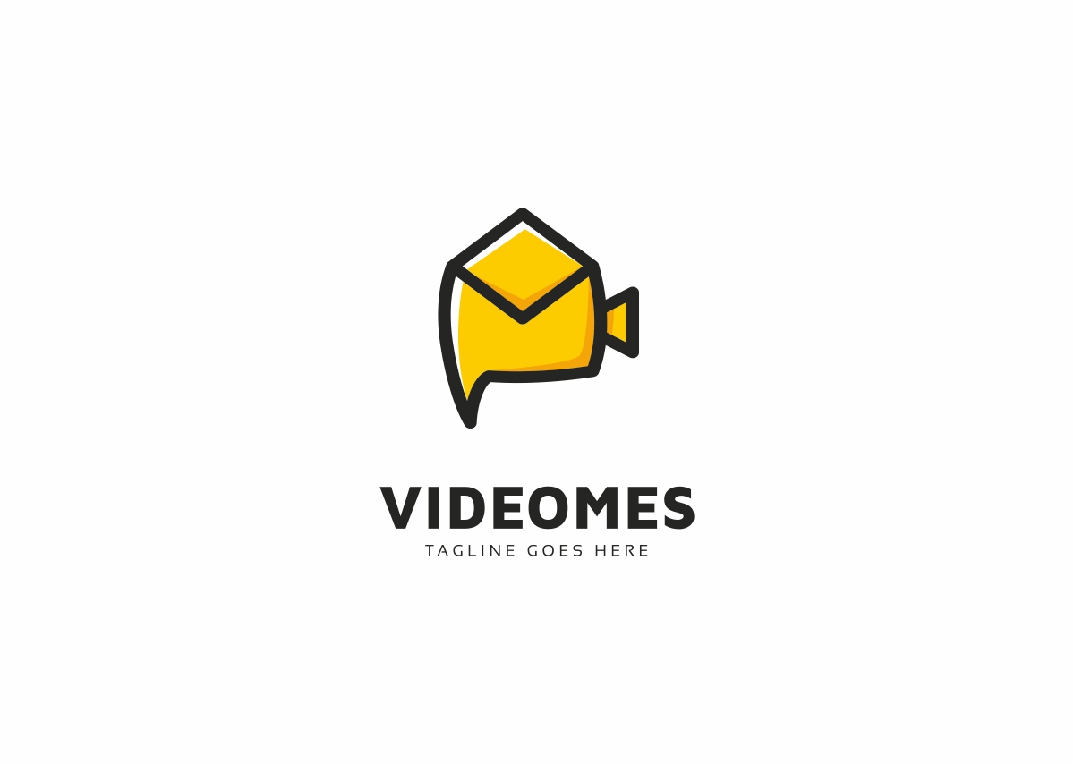 Download Шаблон логотипа "Video Message Logo Template" / Video Message Logo Template - Шаблон логотипа на тему графика blog camera clip-art communication emblem graphic icon idea insignia logo message opinions pictograph press shooting silhouette social media speech balloon