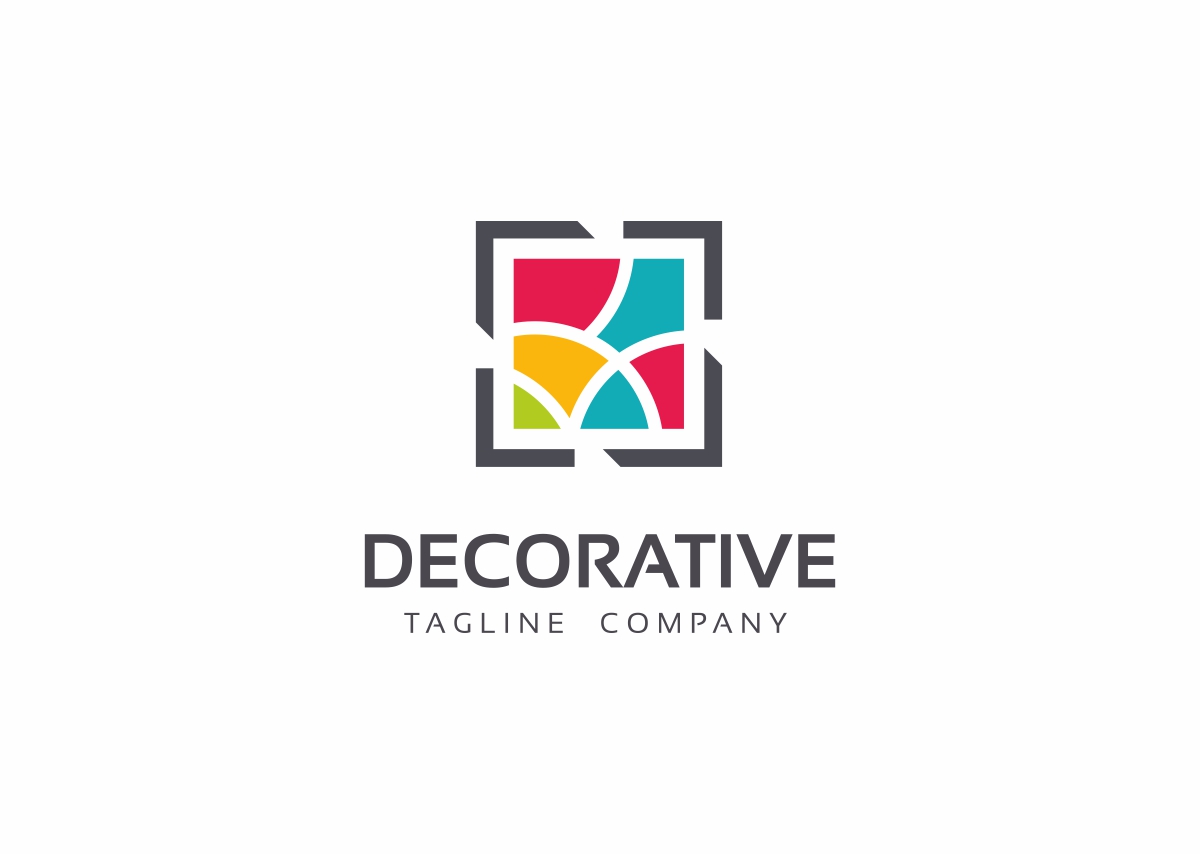 Download Шаблон логотипа "Decorative Logo Template" / Decorative Logo Template - Шаблон логотипа на тему графика branding business carpet company decorate decorative floor furnishing furniture glass home product house household layer living mosaic painting pixel roof