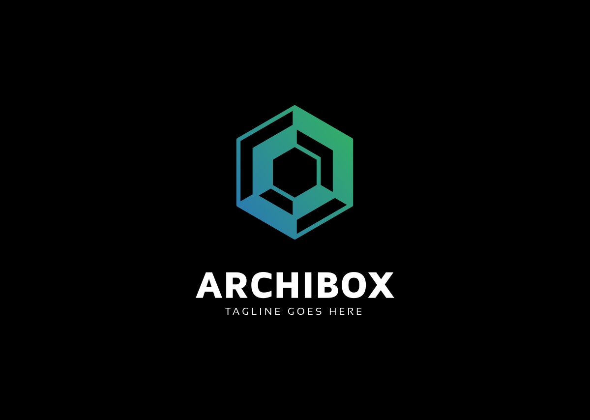 Download Шаблон логотипа "Hexagon Box Logo Template" / Hexagon Box Logo Template - Шаблон логотипа на тему графика abstract agency app architecture box brand branding clean coloful colored construction design identity logo logotype media multimedia pixel pixels software