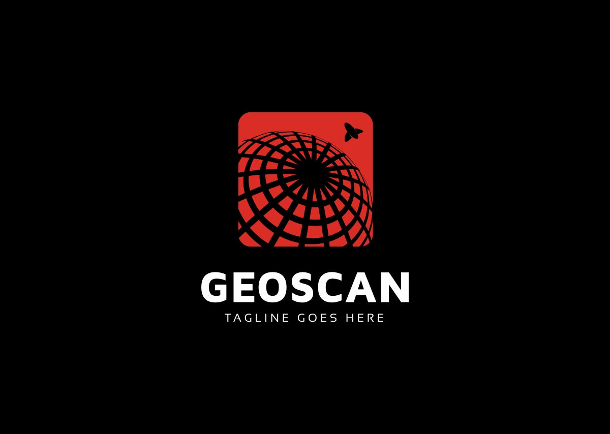 Download Шаблон логотипа "Geoscan Logo Template" / Geoscan Logo Template - Шаблон логотипа на тему графика address geography google island location map pointer road sea app circle communication consulting data digital discover earth electronic future global