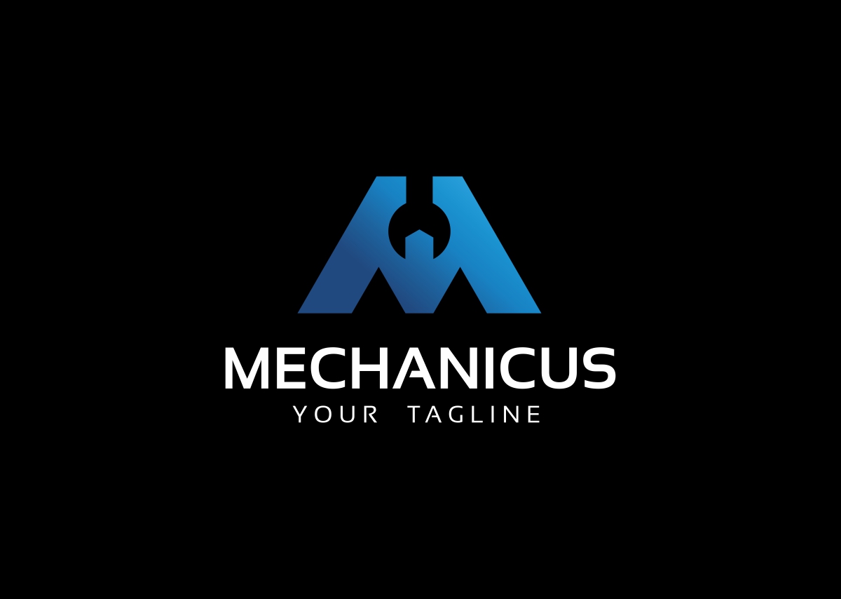 Download Шаблон логотипа "Mechanicus M Letter Logo Template" / Mechanicus M Letter Logo Template - Шаблон логотипа на тему графика app bold brand business clean colorful corporate logo creative forum letter m logotype media modern professional simple software strong studio