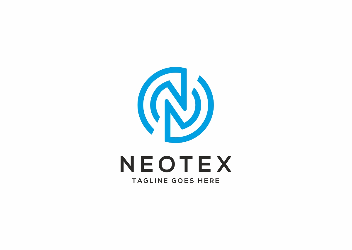 Download Шаблон логотипа "Neotex N Letter Logo Template" / Neotex N Letter Logo Template - Шаблон логотипа на тему графика app bold brand business clean colorful corporate logo creative digital forum letter n logotype media modern n pixel professional simple