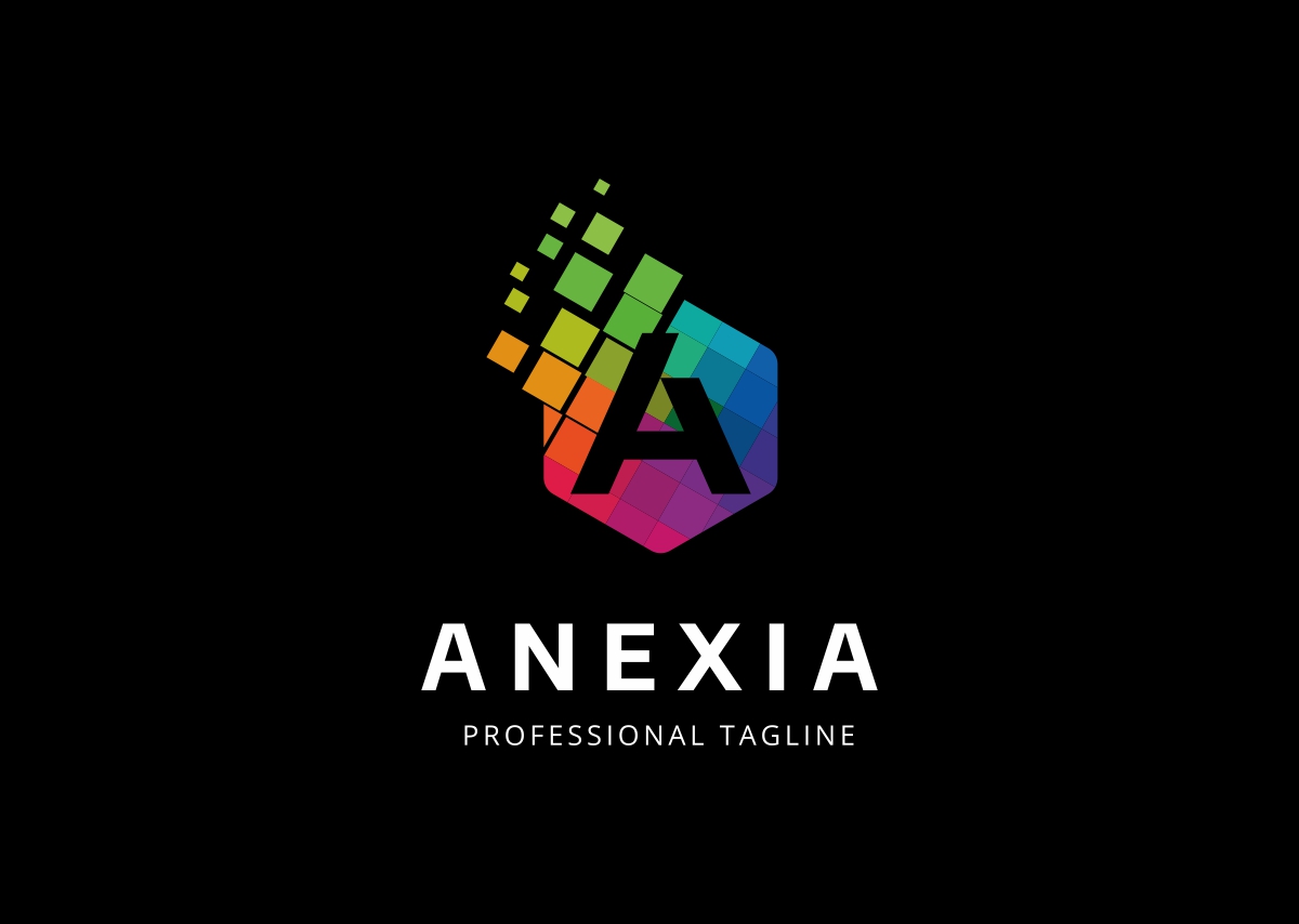 Download Шаблон логотипа "Anexia A Letter Logo Template" / Anexia A Letter Logo Template - Шаблон логотипа на тему графика 3d logo a letter a abstract initial advance application business colorful corporate template creative rainbow digital app financial investment high