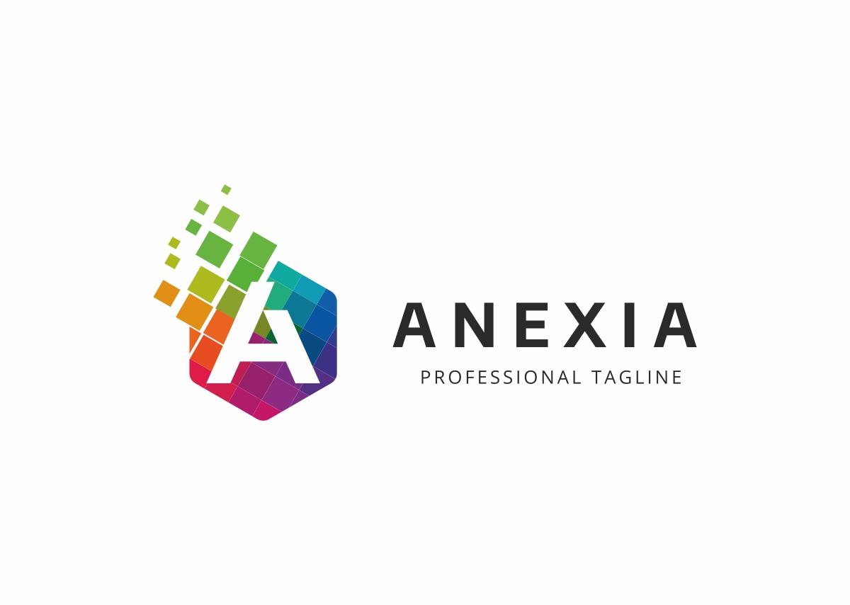 Download Шаблон логотипа "Anexia A Letter Logo Template" / Anexia A Letter Logo Template - Шаблон логотипа на тему графика 3d logo a letter a abstract initial advance application business colorful corporate template creative rainbow digital app financial investment high