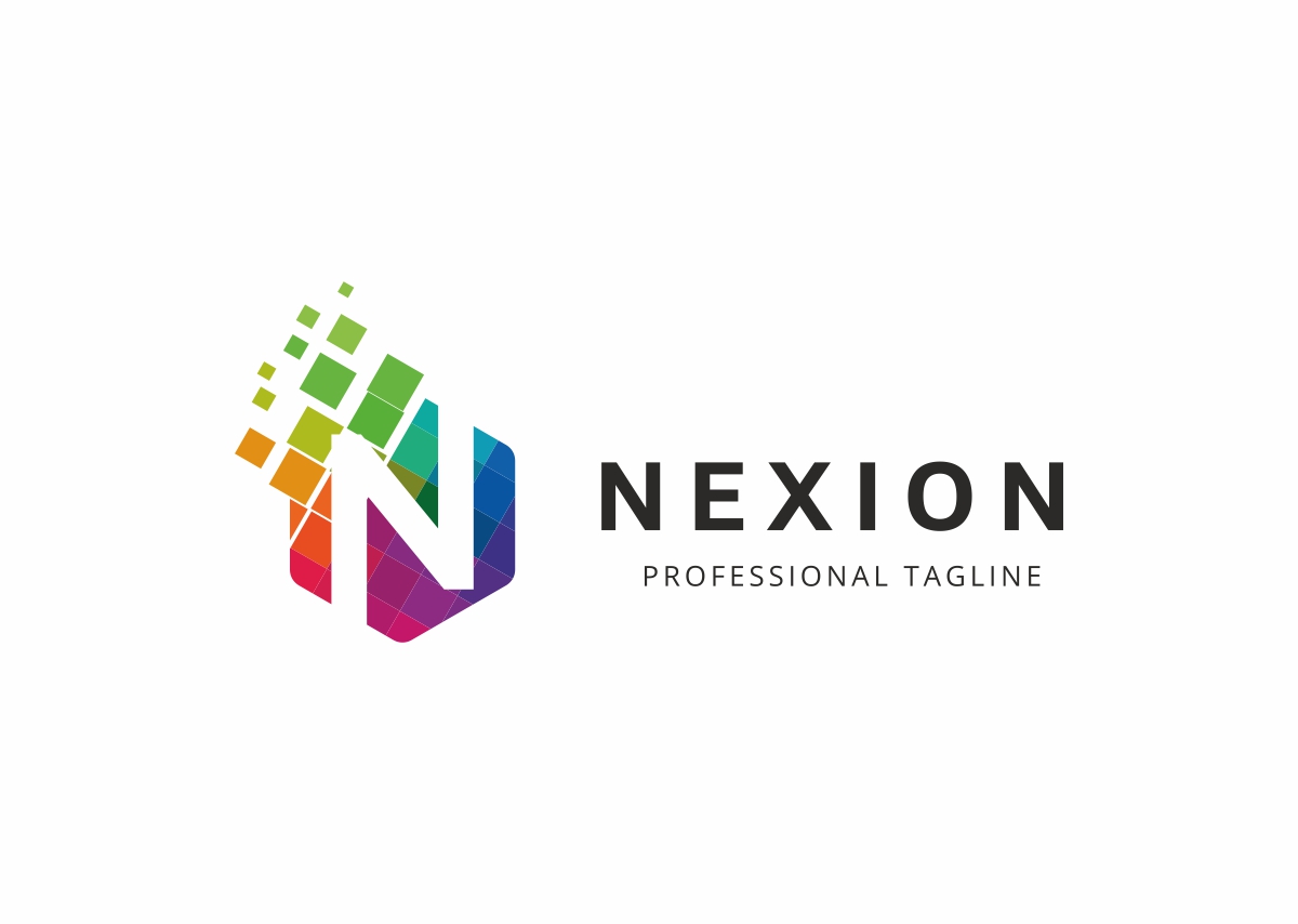 Download Шаблон логотипа "Nexion N Letter Logo Template" / Nexion N Letter Logo Template - Шаблон логотипа на тему графика 3d agency app bold business circle colorful concept corporate creative global glossy gradient industry letter n marketing media modern multimedia