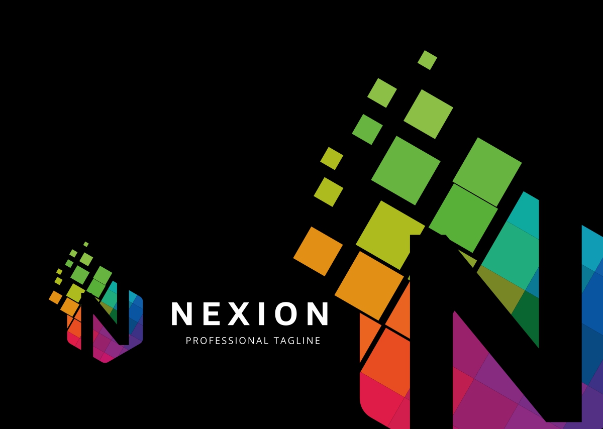 Download Шаблон логотипа "Nexion N Letter Logo Template" / Nexion N Letter Logo Template - Шаблон логотипа на тему графика 3d agency app bold business circle colorful concept corporate creative global glossy gradient industry letter n marketing media modern multimedia