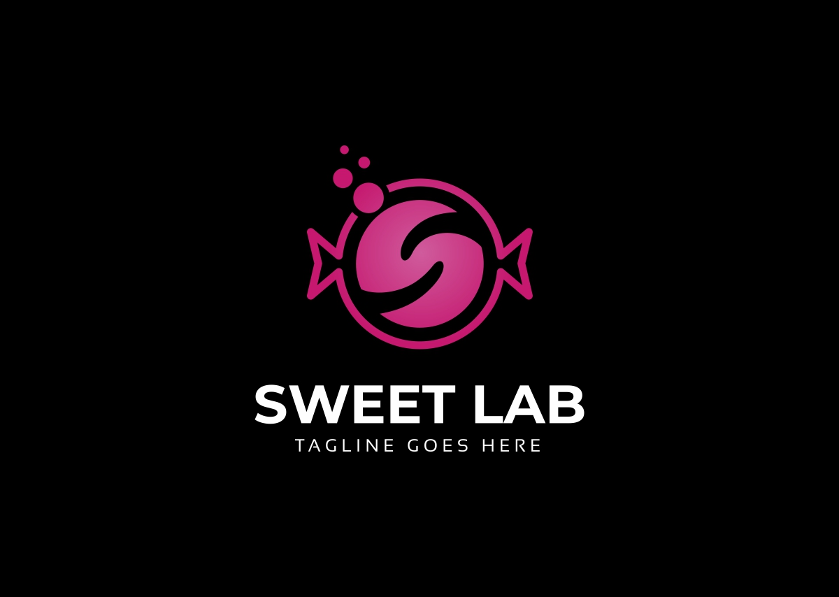 Download Шаблон логотипа "Sweet Lab Candy Logo Template" / Sweet Lab Candy Logo Template - Шаблон логотипа на тему графика brand branding candy corporate identity infinite infinity kiosk logo logotype photography shop store sweet symbol template free icon product mock