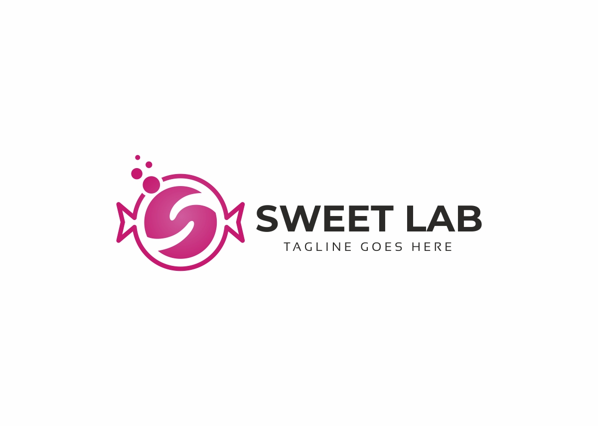 Download Шаблон логотипа "Sweet Lab Candy Logo Template" / Sweet Lab Candy Logo Template - Шаблон логотипа на тему графика brand branding candy corporate identity infinite infinity kiosk logo logotype photography shop store sweet symbol template free icon product mock