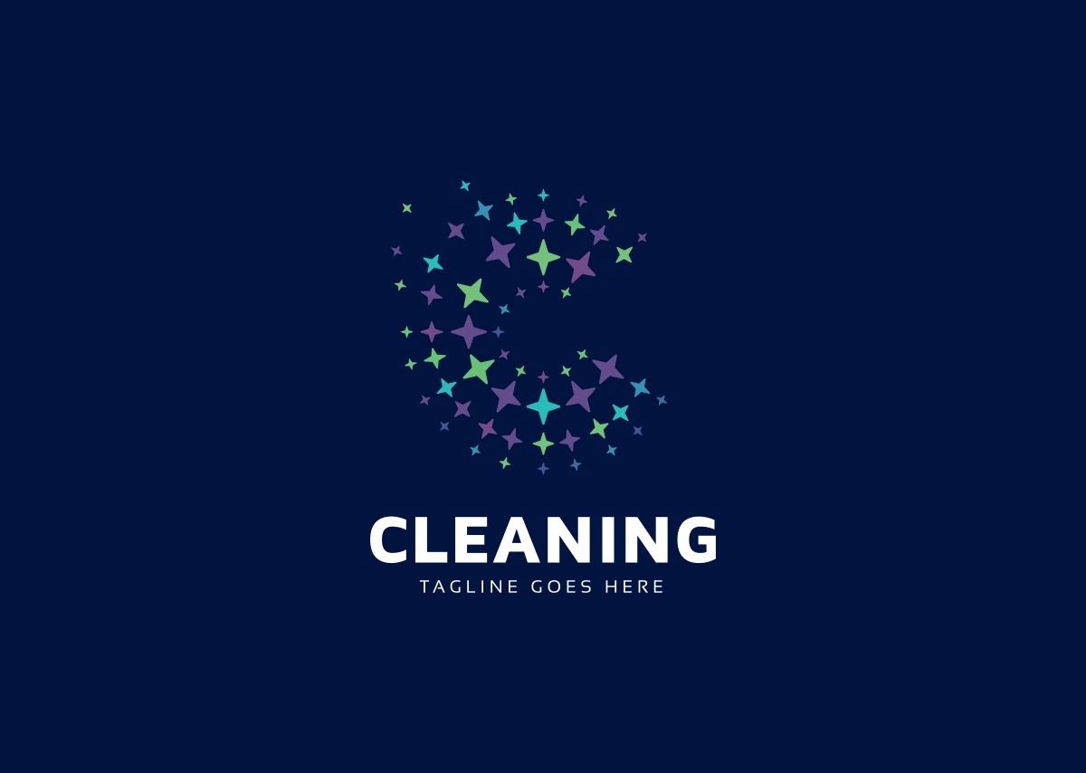 Download Шаблон логотипа "Cleaning C Letter Logo Template" / Cleaning C Letter Logo Template - Шаблон логотипа на тему графика blue c letter clean cleaning drop water profesional simple versatile droplet eco logo environment flora fresh green home house leaf