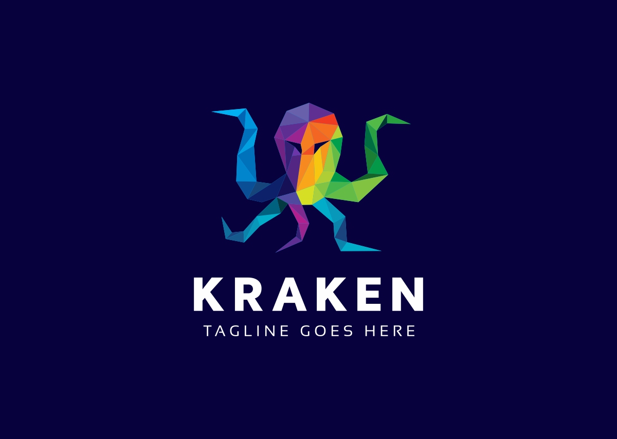 Download Шаблон логотипа "Kraken Octopus Polygon Colorful Logo Template" / Kraken Octopus Polygon Colorful Logo Template - Шаблон логотипа на тему графика anchor angry bar brand business club company crest kraken ocean octopus restaurant sea seafood sport squid team tentacle water animal