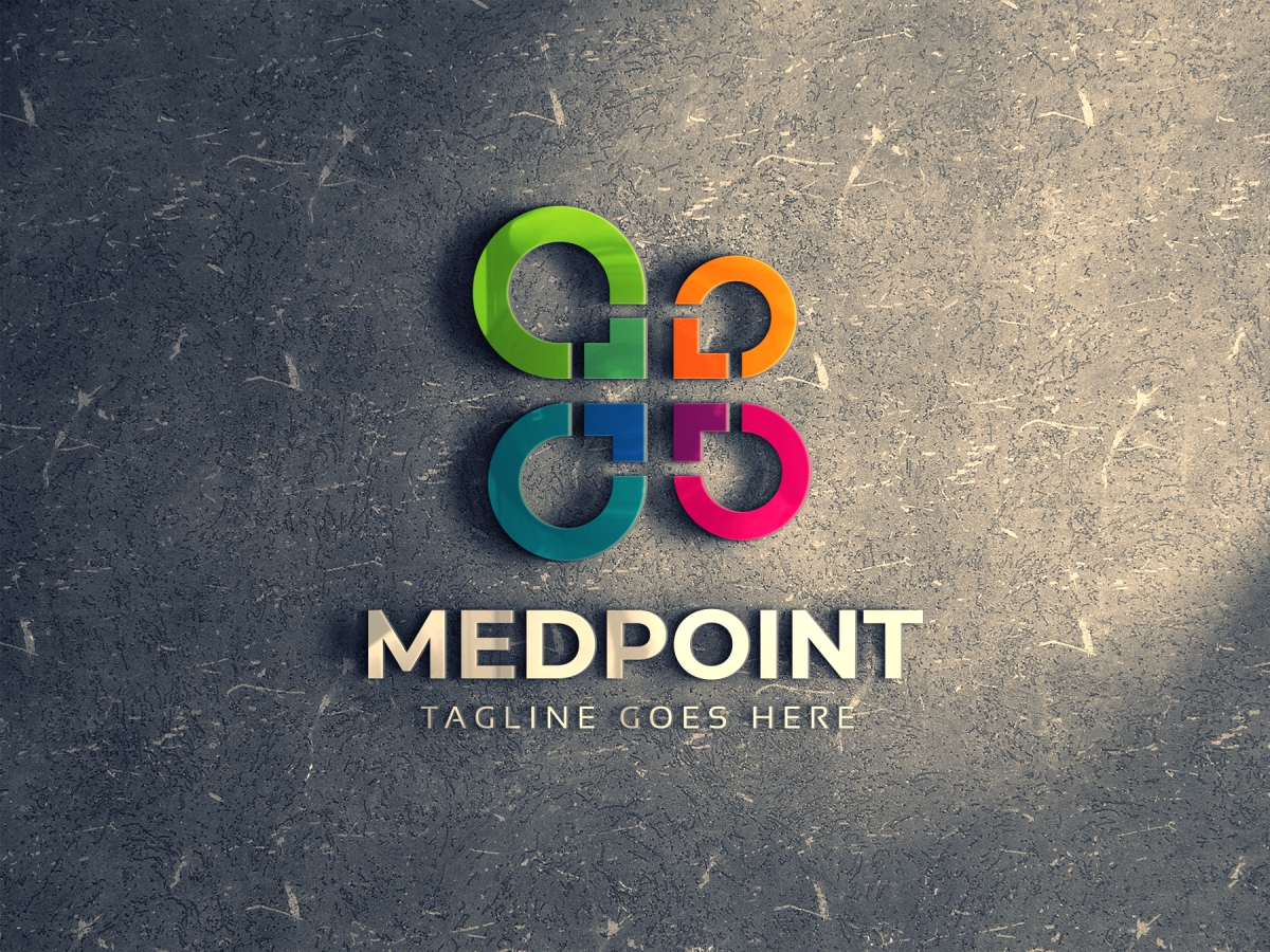 Download Шаблон логотипа "Medical Point Logo Template" / Medical Point Logo Template - Шаблон логотипа на тему графика branding care clinic creative cross diagnostic center doctor drugs health point health talk healthy place hospital medical apps store medicare